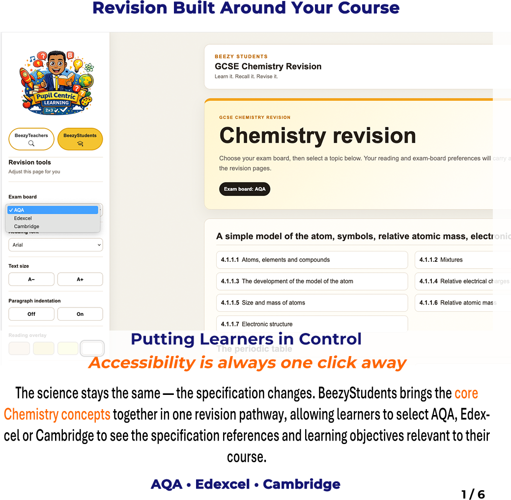1 Revision Built Around Your Course